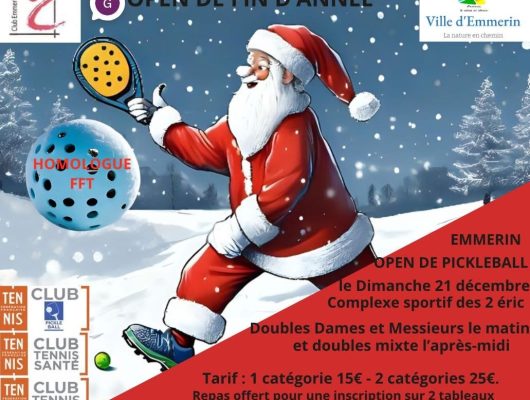 Thumbnail for the post titled: Tournoi de PICKLEBALL